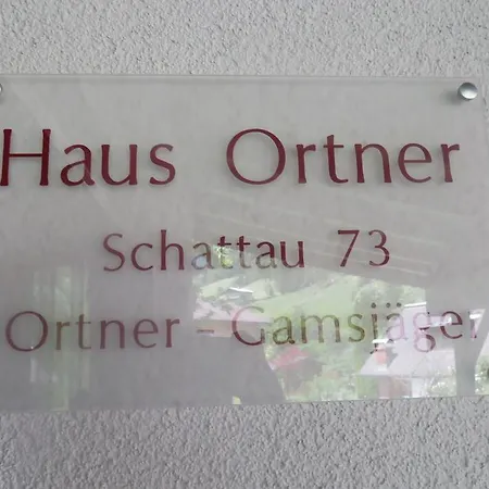 Haus Ortner Lejlighed *
